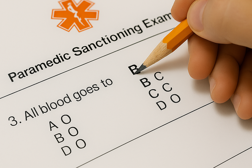 Intermediate and Paramedic Sanctioning Exam